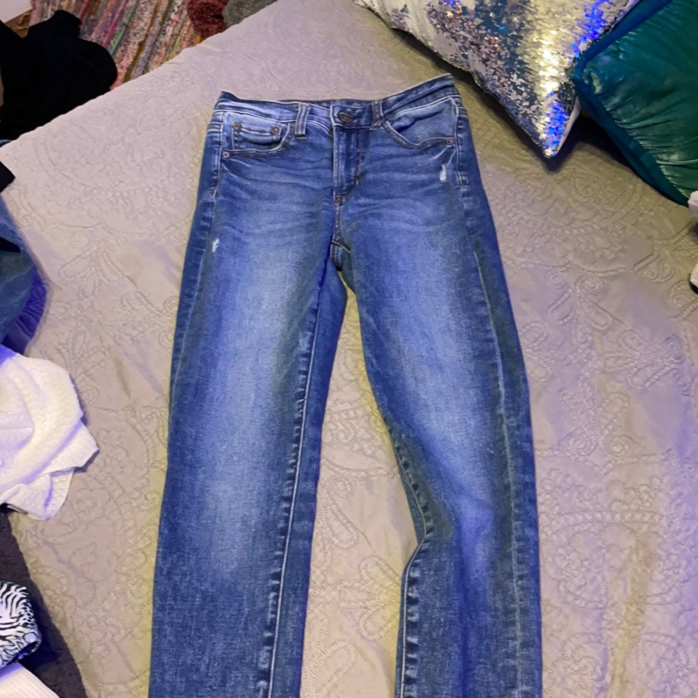 HighRise MediumWash Stretchy Jeans American Eagle